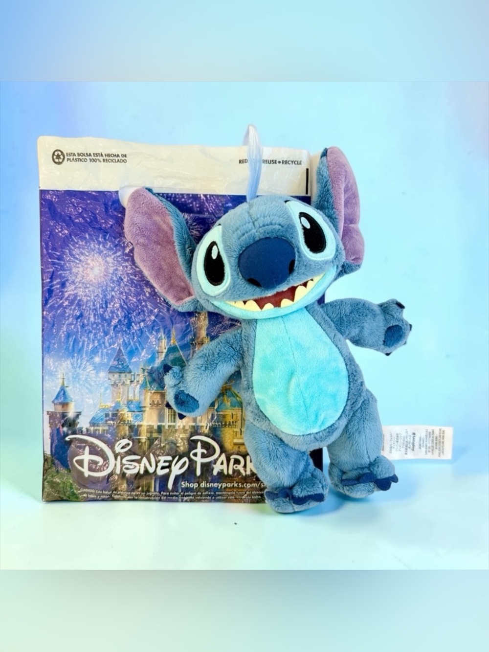 Disney Parks stitch Official Plush Lilo & Stitch Blue Stitch 10” Stuffed Plush